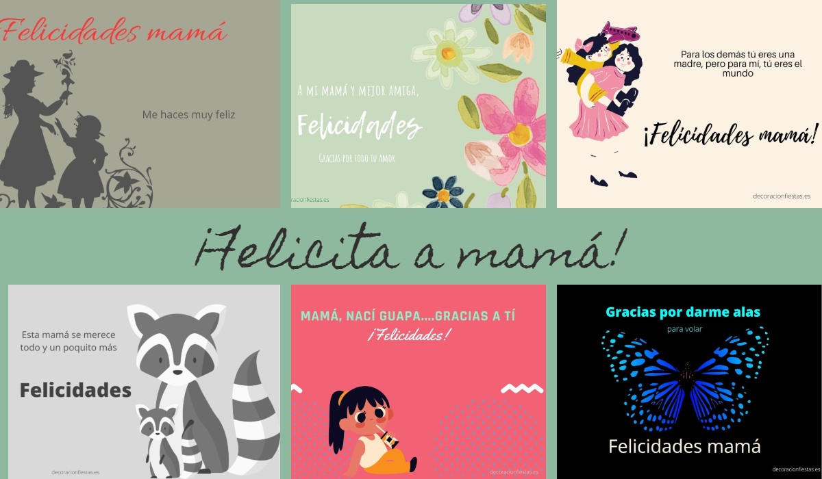 Tarjetas día de la Madre para imprimir