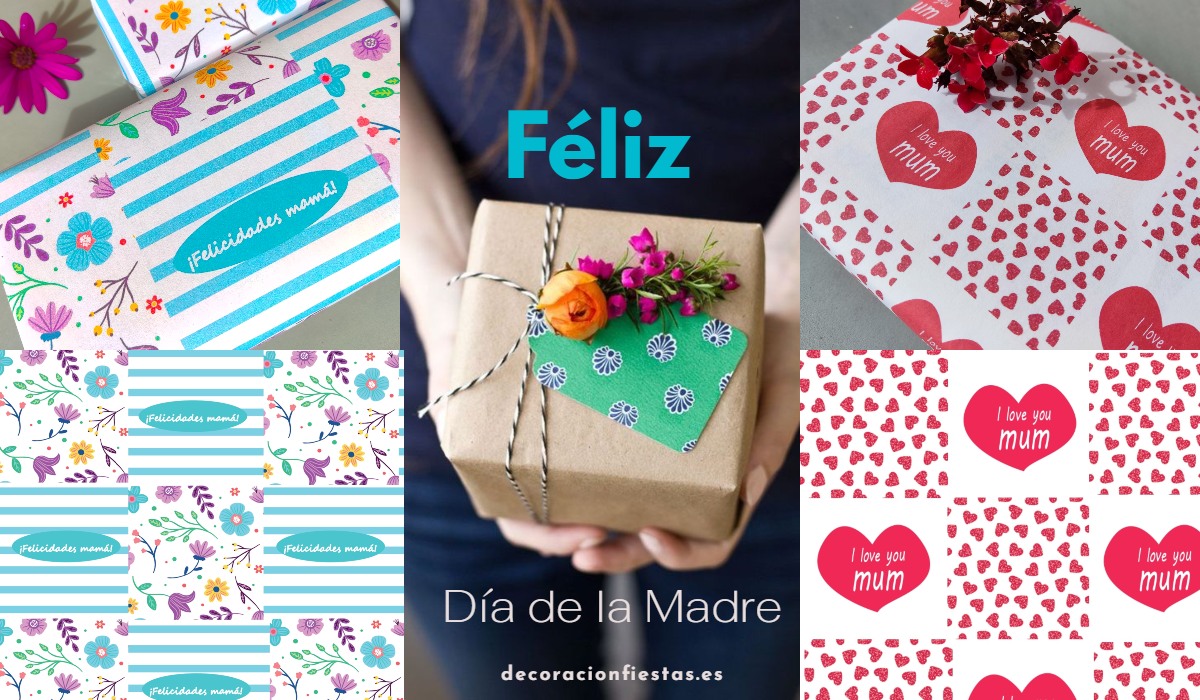 Envolver regalos para el Día de la Madre