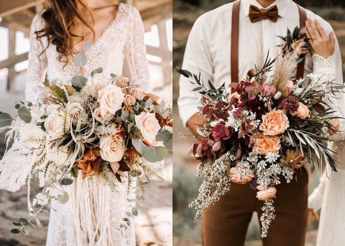 Bodas boho flores