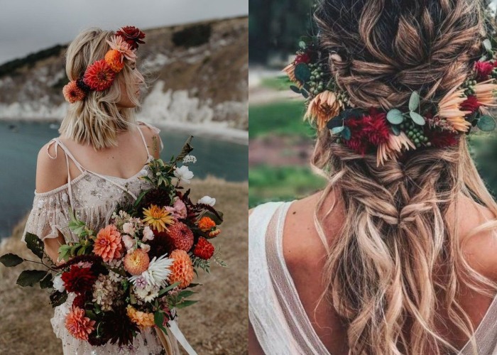 Bodas boho flores