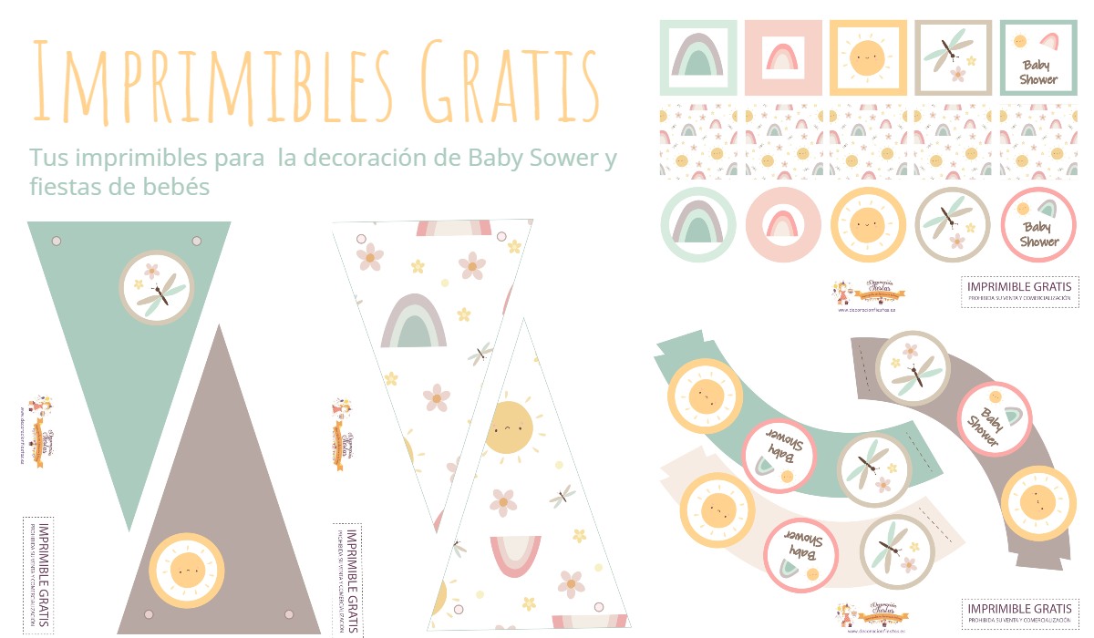 Imprimibles para Baby Shower