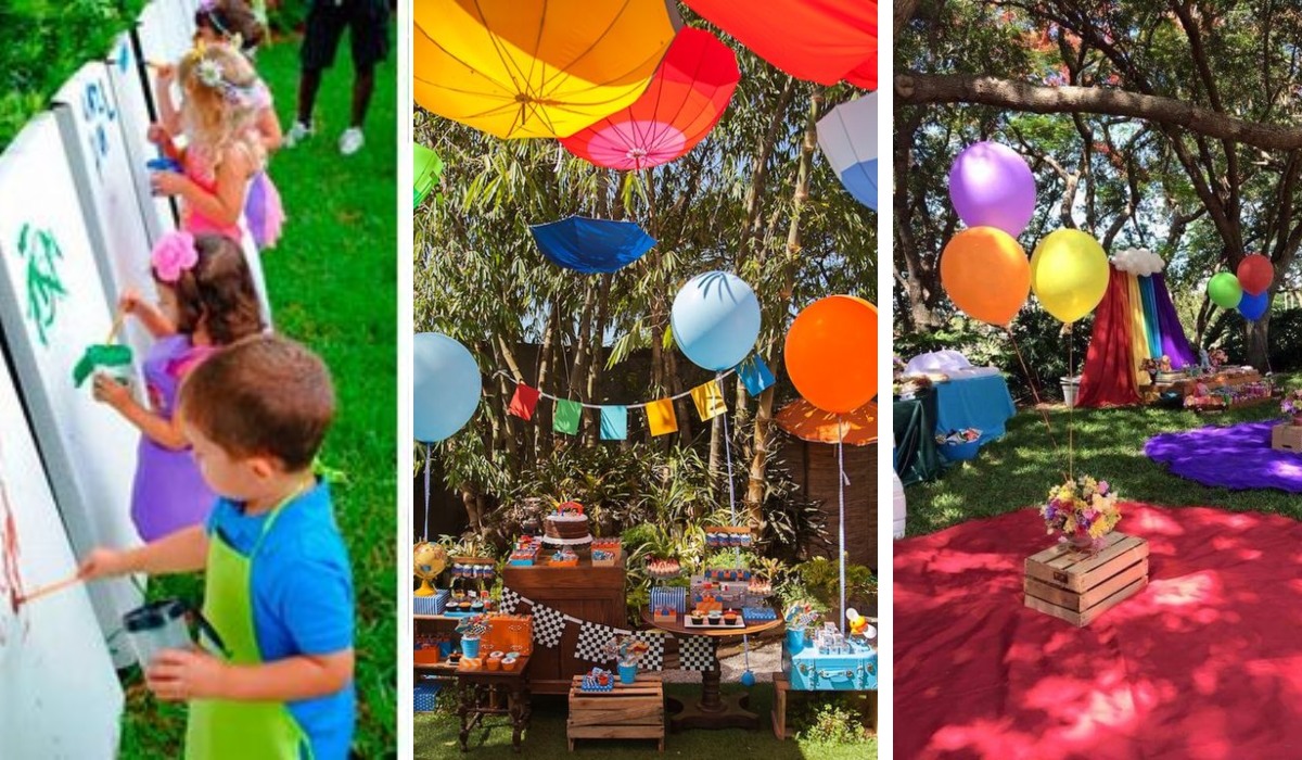 Cumpleaños infantiles al aire libre