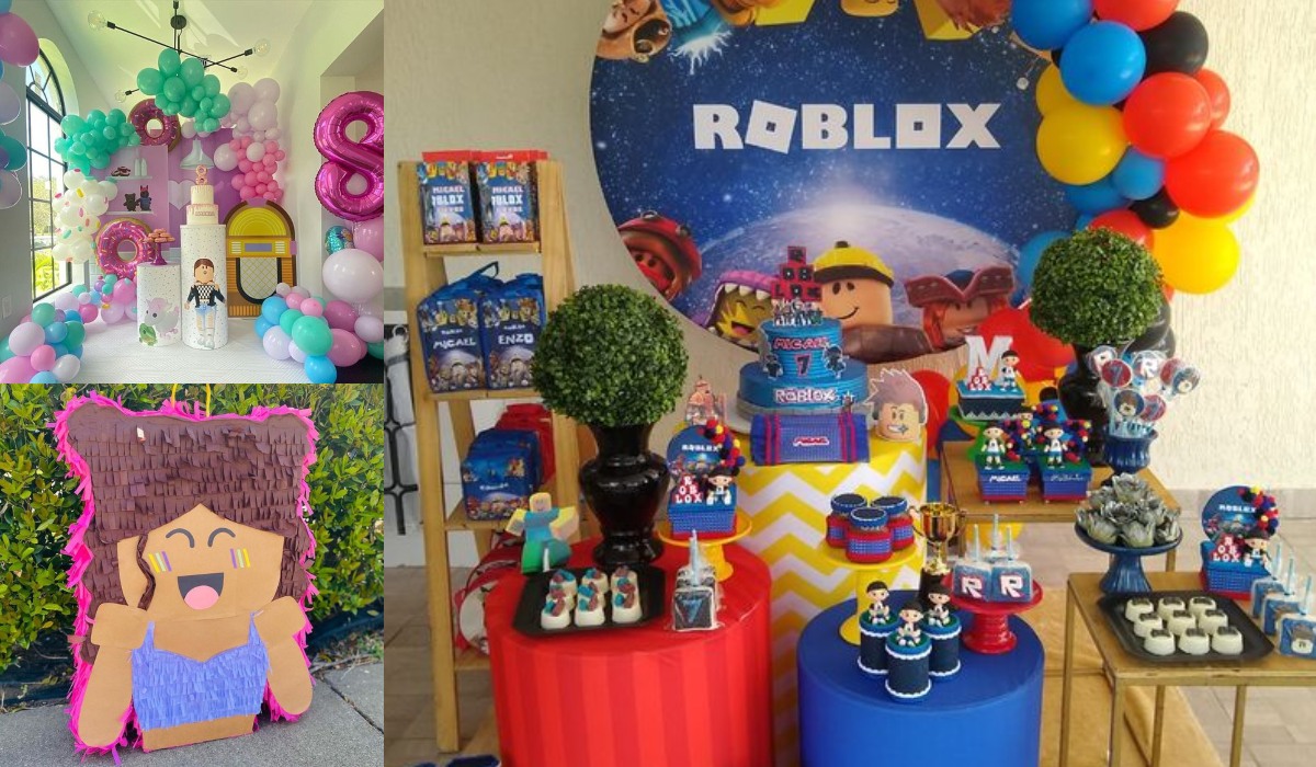 Cumpleaños temática Roblox