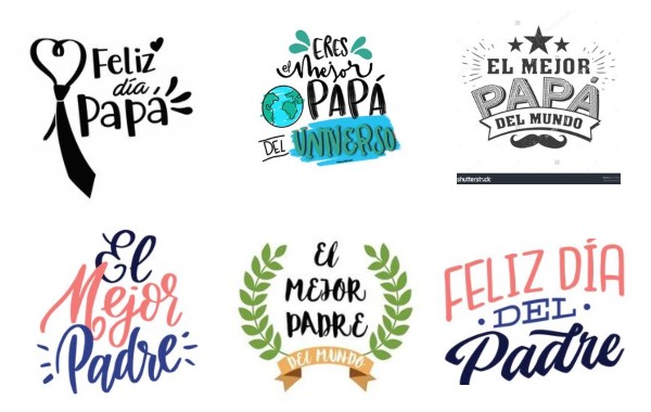 Lettering día del Padre