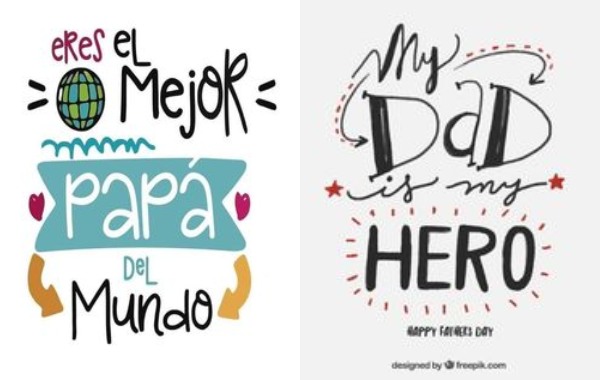 Lettering día del Padre