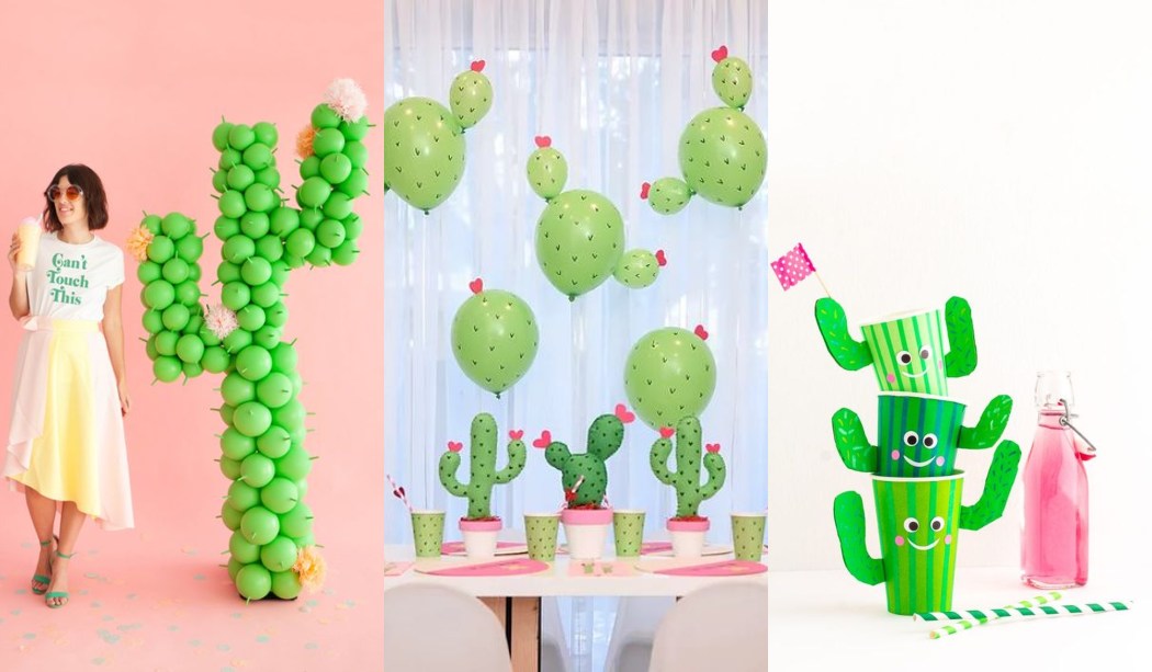 20 Ideas para una fiesta temática Cactus