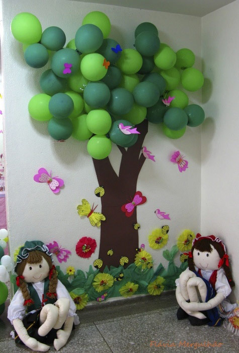 Ideas para decorar con globos