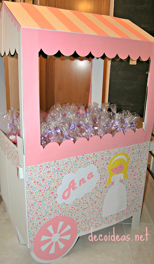 Carrito de chuches para Comuniones