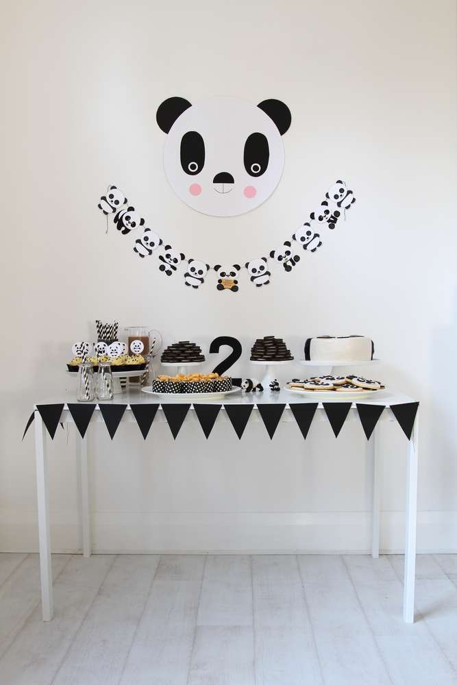 Cumpleaños infantil Panda