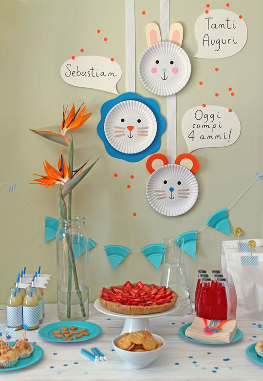 Decoración creativa para fiesta infantil