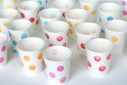 Como decorar vasos de papel
