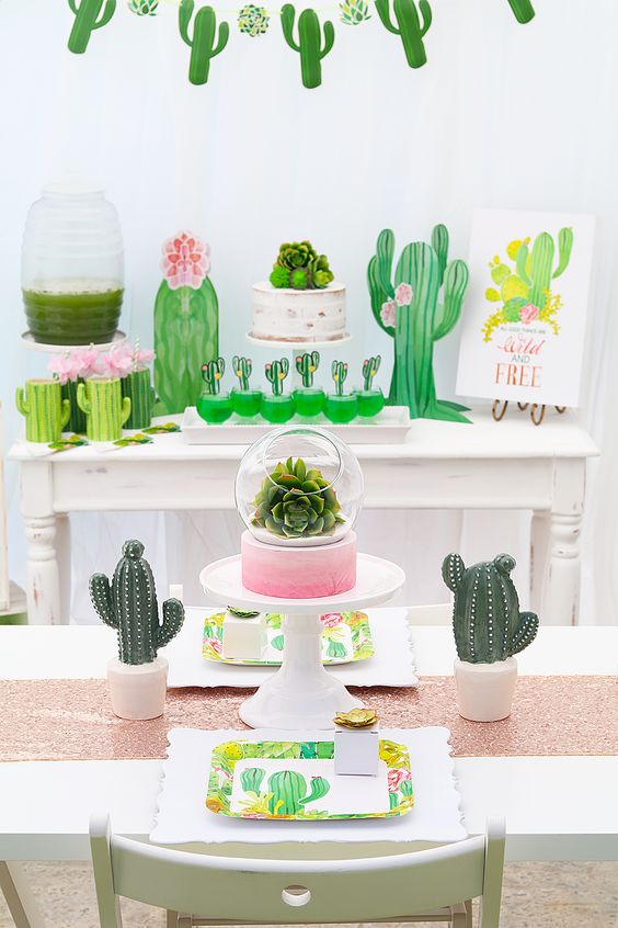 Ideas para una fiesta temática Cactus