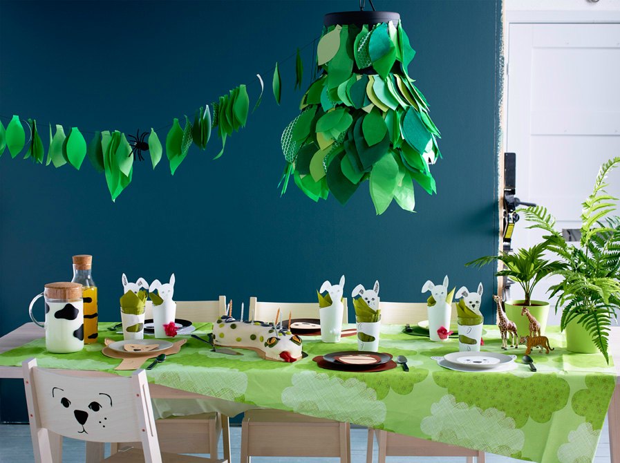 Fiesta infantil Jungla de Ikea