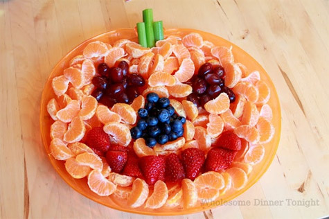 Recetas de frutas para Halloween