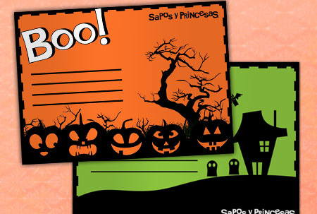 Invitaciones Halloween para imprimir