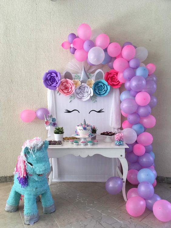 Una pared Unicornio para tu fiesta