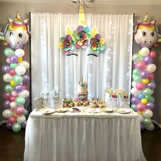 Una pared Unicornio para tu fiesta