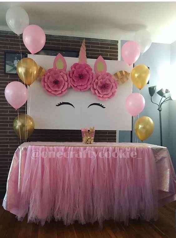 Una pared Unicornio para tu fiesta