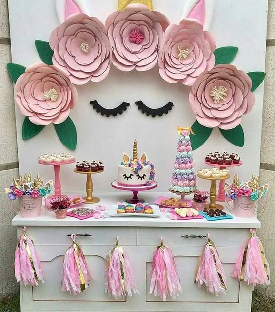 Una pared Unicornio para tu fiesta