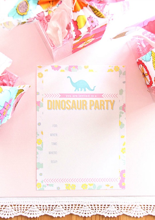 Dino Party también para niñas