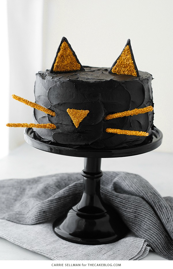 Tarta Gato negro, ideal para Halloween