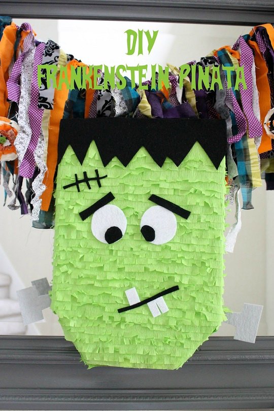DIY Piñata Frankenstein