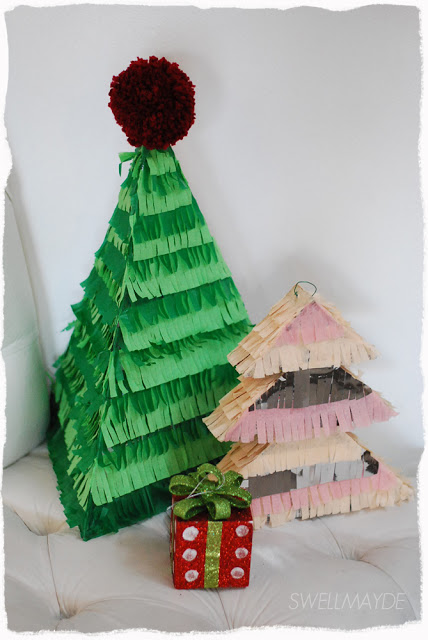 Piñatas con forma de Arbol de Navidad