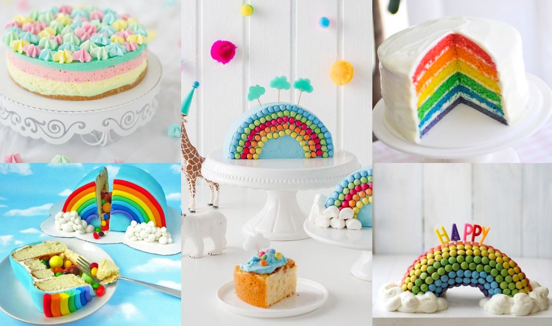 Tarta Arcoiris receta